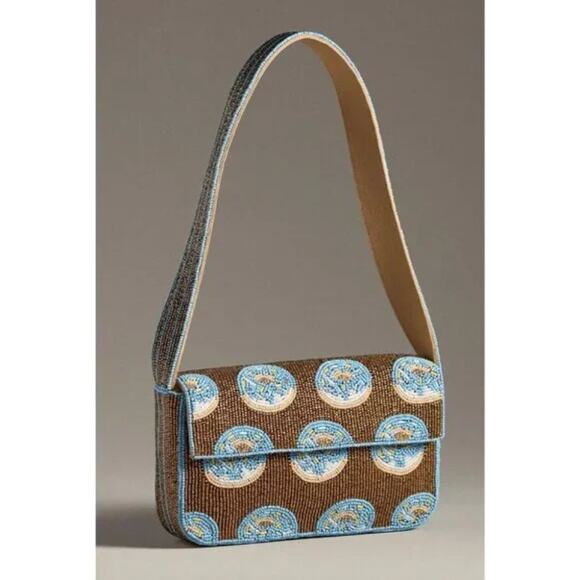 Anthropologie Handbags - Anthropologie The Fiona Beaded Bag: Food & Drink Edition